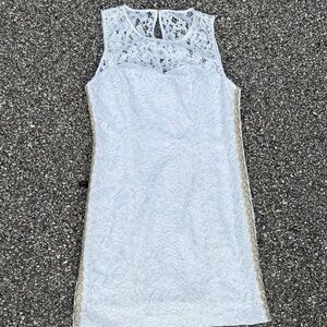 Lilly Pulitzer White Lace Midi Dress